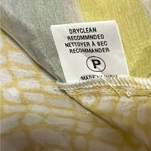 Anthropologie Conditions Apply NWT Corinna yellow peasant blouse - Picture 13 of 13